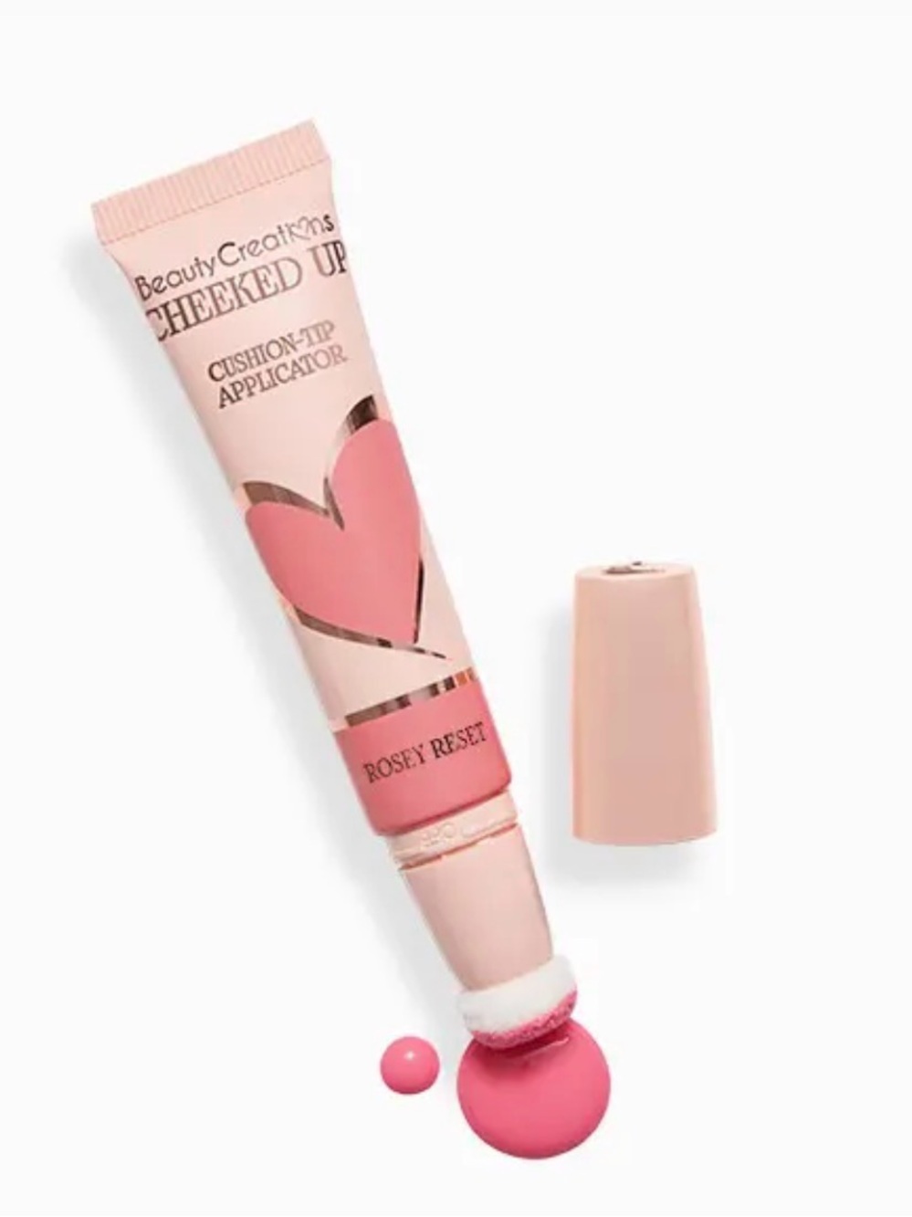 4/25 bundle item. Beauty Creations Liquid Blush Cheeked Up Wand in Rosey Reset